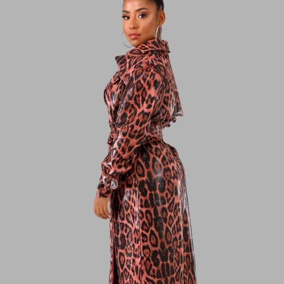 CLASSEE BOUTIQUE Jackets & Blazers - Snake Trench Coat